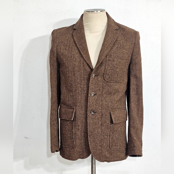 Rugby Ralph Lauren Other - Rugby Ralph Lauren Textured Brown Blazer Suit Jacket